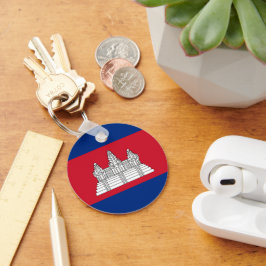 Chaveiro Bandeira do Camboja