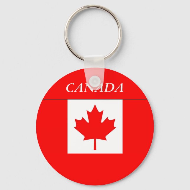 Chaveiro Bandeira do Canadá (Frente)