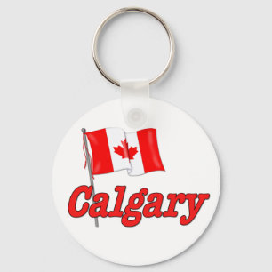 Chaveiro Bandeira do Canadá - Calgary