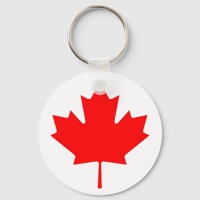 Chaveiro Bandeira do Canadá - Drapeau do Canadá (Frente)
