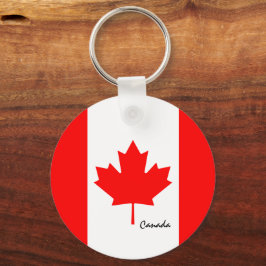 Chaveiro Bandeira do Canadá e feriados, patriotas e esporte