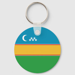 Chaveiro Bandeira do Caracalpaquistão