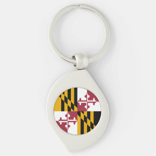 Chaveiro Bandeira do estado de Maryland