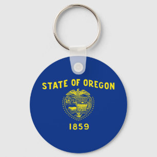 Chaveiro Bandeira do Estado de Oregon