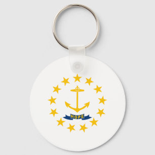 Chaveiro Bandeira do Estado de Rhode Island