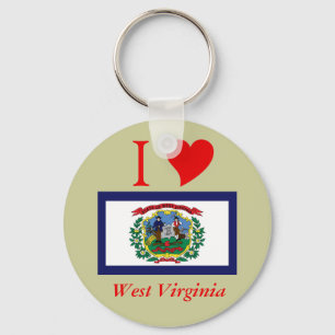 Chaveiro Bandeira do estado de West Virginia