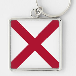 Chaveiro Bandeira do estado do Alabama, Cruz Escarlate de S