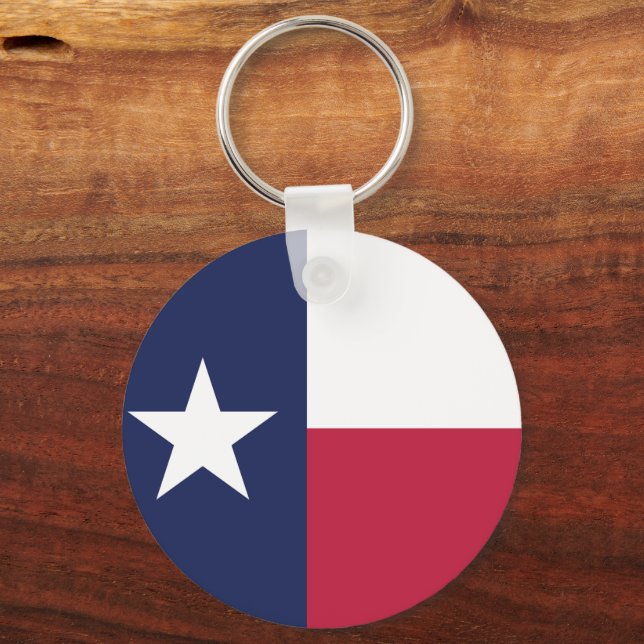 Chaveiro Bandeira do Estado do Texas (Frente)