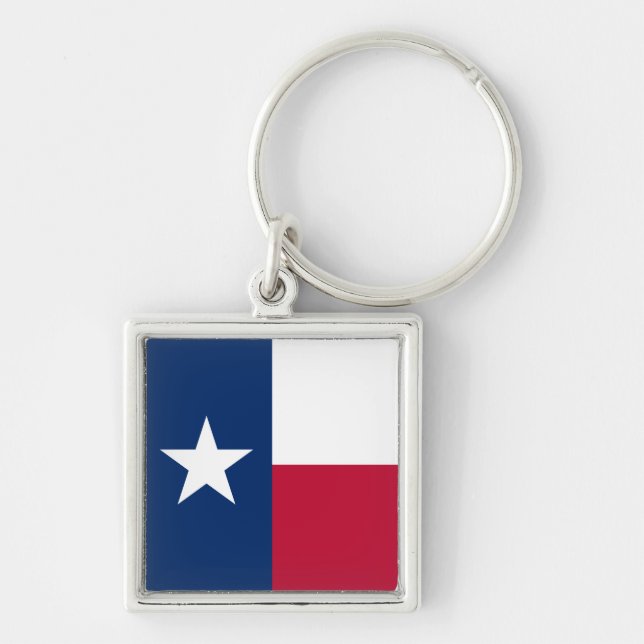 Chaveiro Bandeira do Estado do Texas do Texas (Frente)