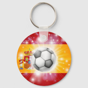 Chaveiro Bandeira do futebol da espanha