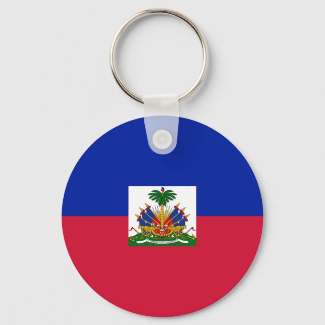 Chaveiro Bandeira do Haiti (Frente)