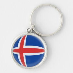 Chaveiro Bandeira do islandês de Islândia do Keyring