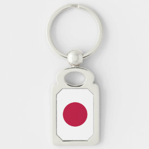Chaveiro Bandeira do Japão, japonês Nisshoki Hinomaru
