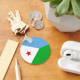 Chaveiro Bandeira do Jibuti