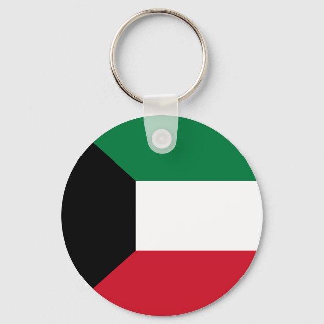 Chaveiro Bandeira do Kuwait (Frente)