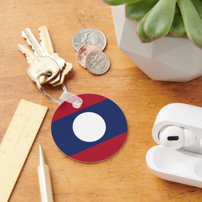 Chaveiro Bandeira do Laos (Mesa)