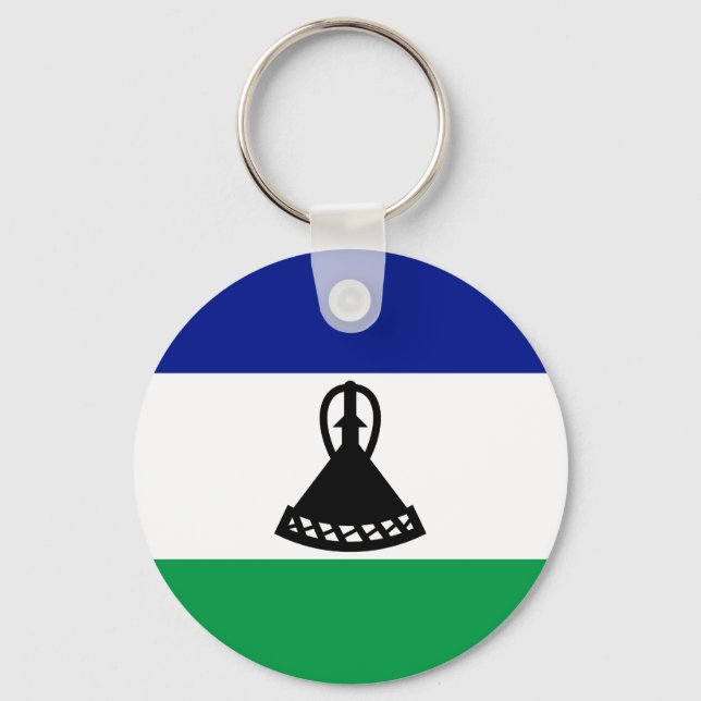 Chaveiro Bandeira do Lesoto (Frente)
