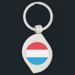 Chaveiro Bandeira do Luxemburgo<br><div class="desc">Bandeira Patriótica do Luxemburgo.</div>