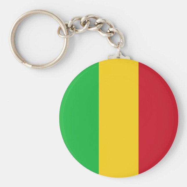 Chaveiro Bandeira do Mali (Frente)