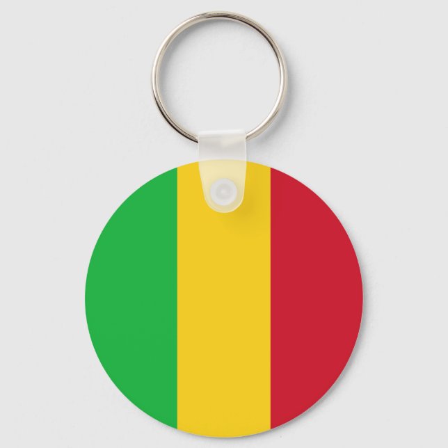 Chaveiro Bandeira do Mali (Frente)