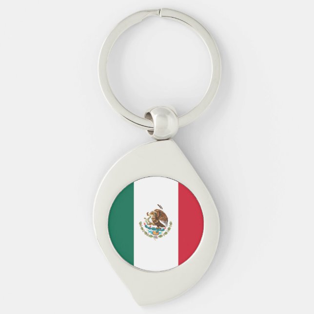 Chaveiro Bandeira do México (Frente)