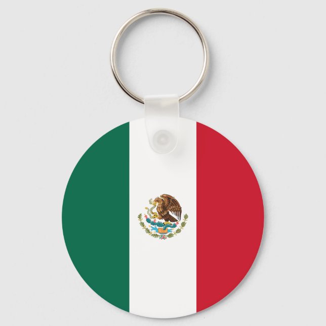 Chaveiro Bandeira do México (Frente)