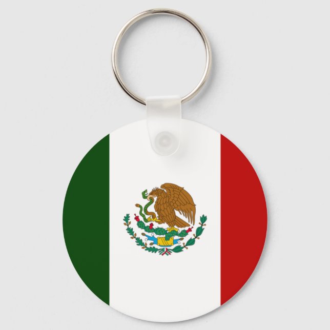 Chaveiro Bandeira do México (Frente)
