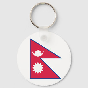 Chaveiro Bandeira do Nepal (Nepalês)