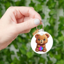 Bandeira do Orgulho Andrógino Fofa com Urso Segura
