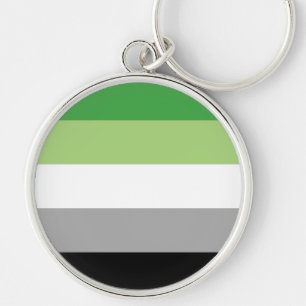 Chaveiro Bandeira do Orgulho Aromântico LGBTQ