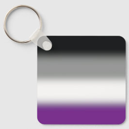 Chaveiro Bandeira do Orgulho Assexual Gradiente - Bandeira