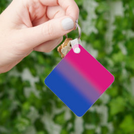 Chaveiro Bandeira do Orgulho Bissexual Gradiente – Bandeira