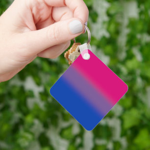 Chaveiro Bandeira do Orgulho Bissexual Gradiente – Bandeira