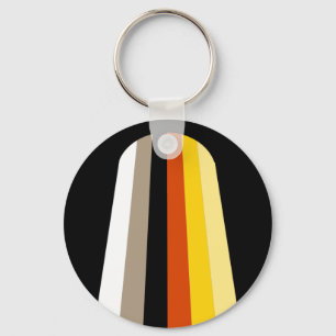 Chaveiro Bandeira do Orgulho de Cabelo Longo