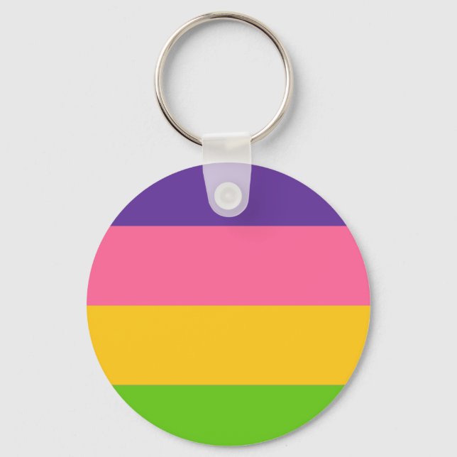 Chaveiro Bandeira do Orgulho Sáfico (Frente)