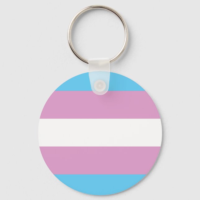 Chaveiro Bandeira do Orgulho Trans - (2) (Frente)