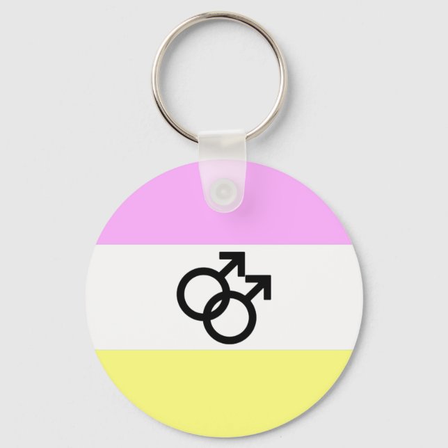 Chaveiro Bandeira do Orgulho Twink (Frente)