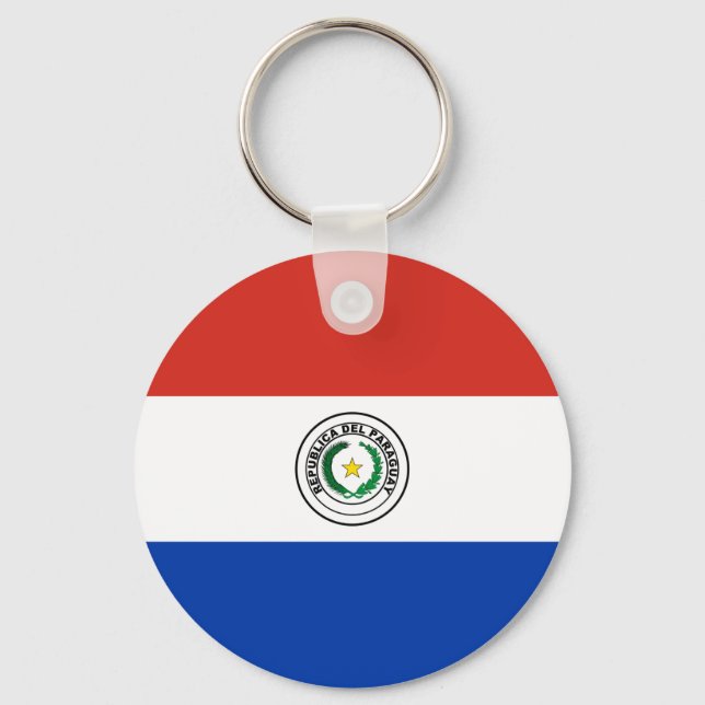 Chaveiro Bandeira do Paraguai (Frente)