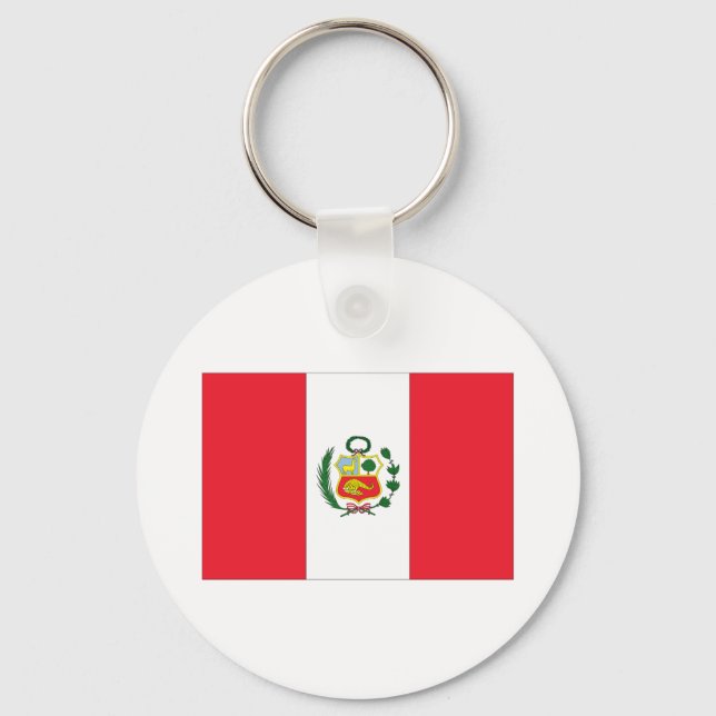 Chaveiro Bandeira do Peru (Frente)