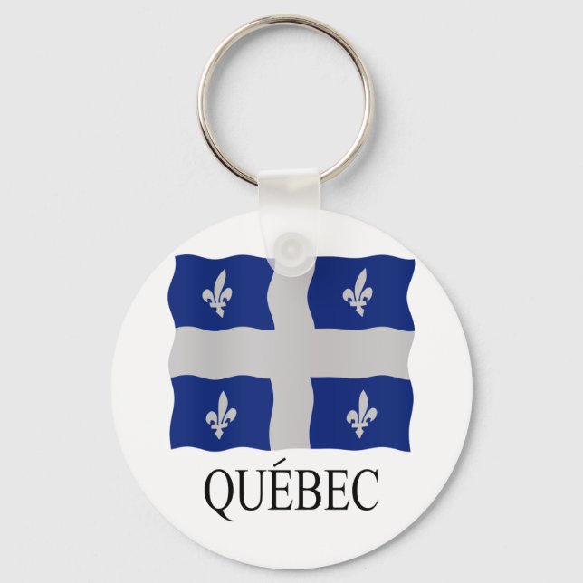 Chaveiro Bandeira do Québec (Frente)