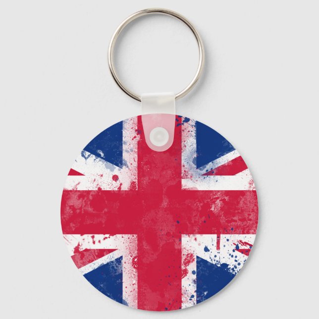 Chaveiro Bandeira do Reino Unido ou do Jack da União (Frente)