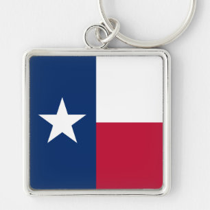 Chaveiro Bandeira do Texas: Longhorns, O Estado da Estrela 