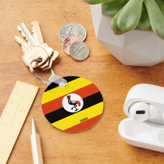 Chaveiro Bandeira do Uganda (Mesa)