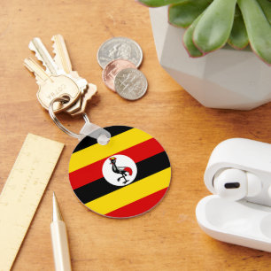 Chaveiro Bandeira do Uganda