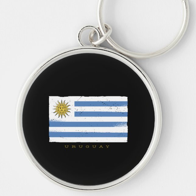 Chaveiro Bandeira do Uruguai (Frente)
