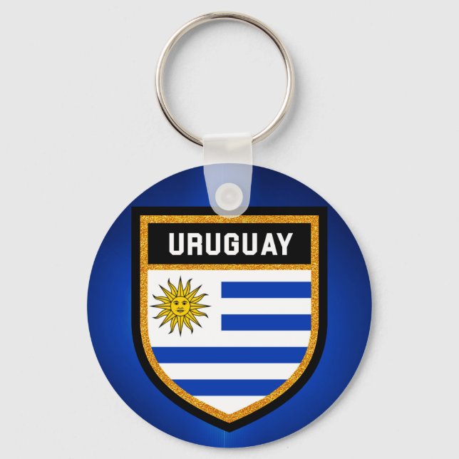 Chaveiro Bandeira do Uruguai (Frente)