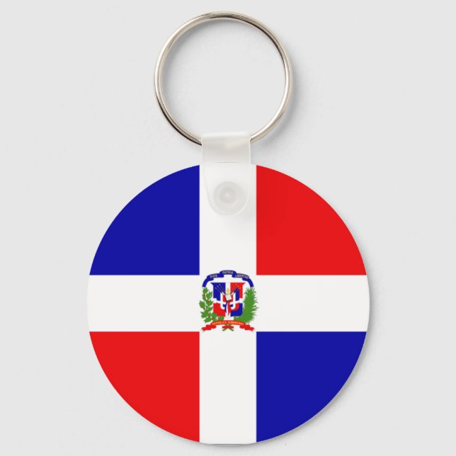 Chaveiro Bandeira Dominicana (Frente)