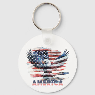 Chaveiro Bandeira dos Estados Unidos. América