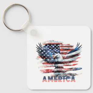 Chaveiro Bandeira dos Estados Unidos. América