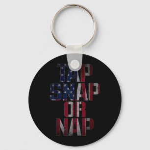 Chaveiro Bandeira dos EUA Tap Snap ou Nap Jiu Jitsu Brasile
